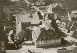 Krone Berkheim, Bild aus der Luft 1960
